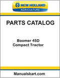 New Holland Boomer 45D Compact Tractor Pdf Parts Catalog Manual
