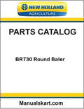 New Holland BR730 Round Baler Pdf Parts Catalog Manual