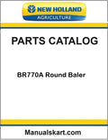 New Holland BR770A Round Baler Pdf Parts Catalog Manual