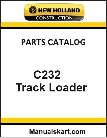 New Holland C232 Compact Track Loader Pdf Parts Catalog Manual Download