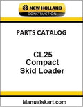 New Holland CL25 Thomas Ford Compact Skid Loader Pdf Parts Catalog Manual Download