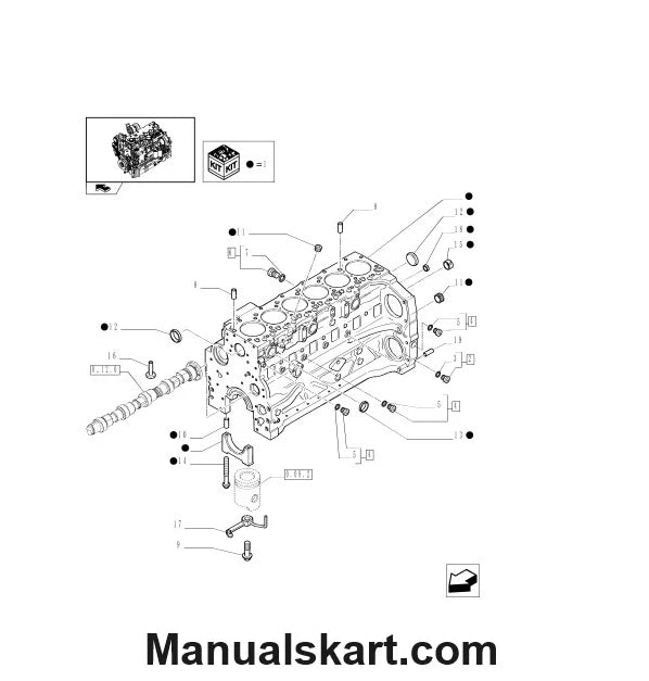 New Holland 540B Tractor Loader Backhoe Pdf Parts Catalog Manual Download 2