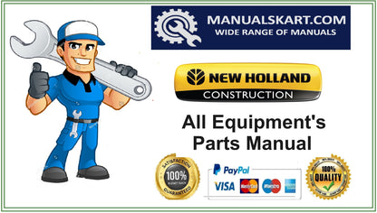 New Holland SL40B Fiat Kobelco Skid Steer Loader Pdf Parts Catalog Manual Download