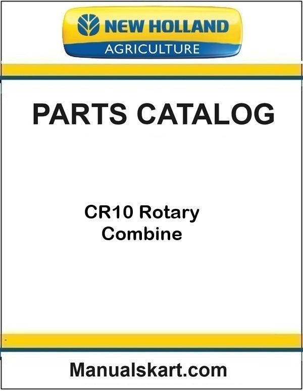 New Holland CR10 Rotary Combine Pdf Parts Catalog Manual