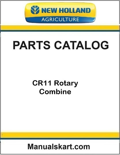New Holland CR11 Rotary Combine Pdf Parts Catalog Manual