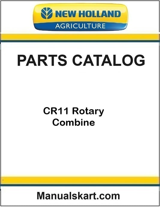 New Holland CR11 Rotary Combine Pdf Parts Catalog Manual