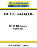 New Holland CR11 TR Rotary Combine Pdf Parts Catalog Manual