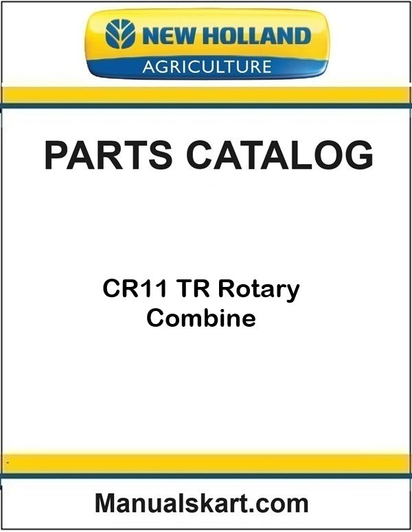 New Holland CR11 TR Rotary Combine Pdf Parts Catalog Manual