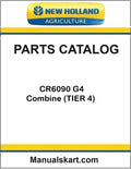 New Holland CR6090 G4 Combine Pdf Parts Catalog Manual (TIER 4)