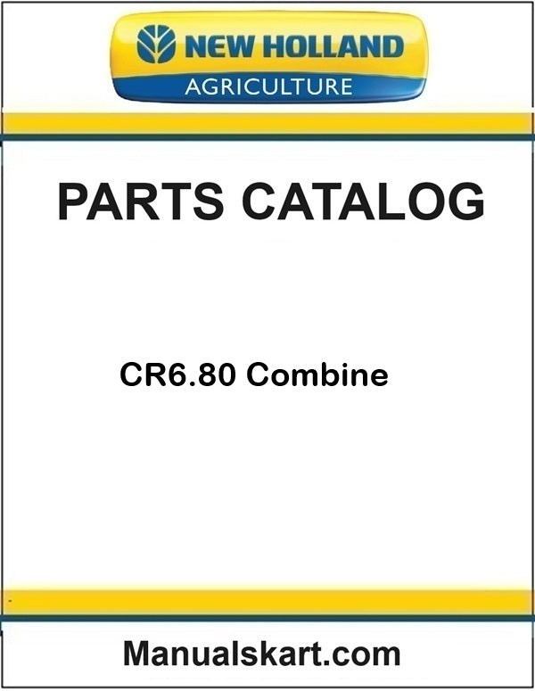 New Holland CR6.80 Combine Pdf Parts Catalog Manual