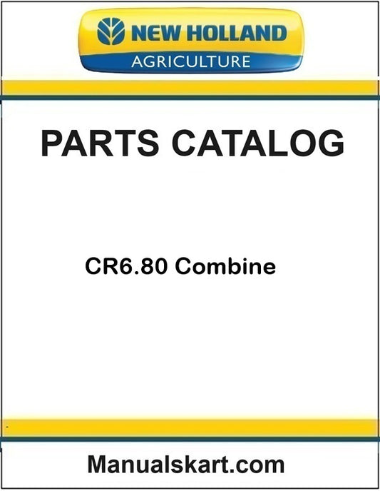 New Holland CR6.80 Combine Pdf Parts Catalog Manual