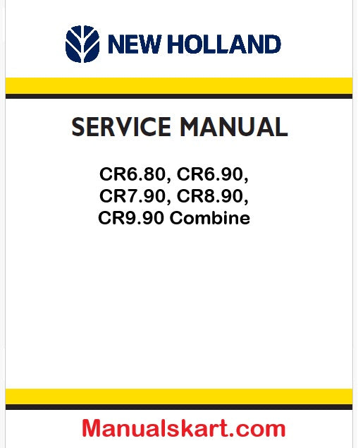 New Holland CR6.80, CR6.90, CR7.90, CR8.90, CR9.90 Combine Pdf Repair Manual (p. Nb. 47865347)