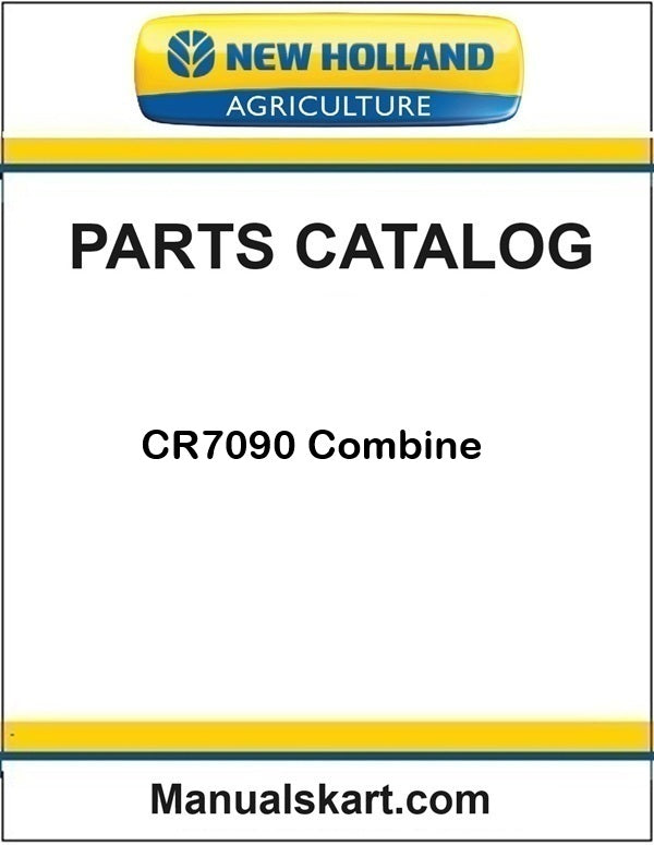 New Holland CR7090 Combine Pdf Parts Catalog Manual