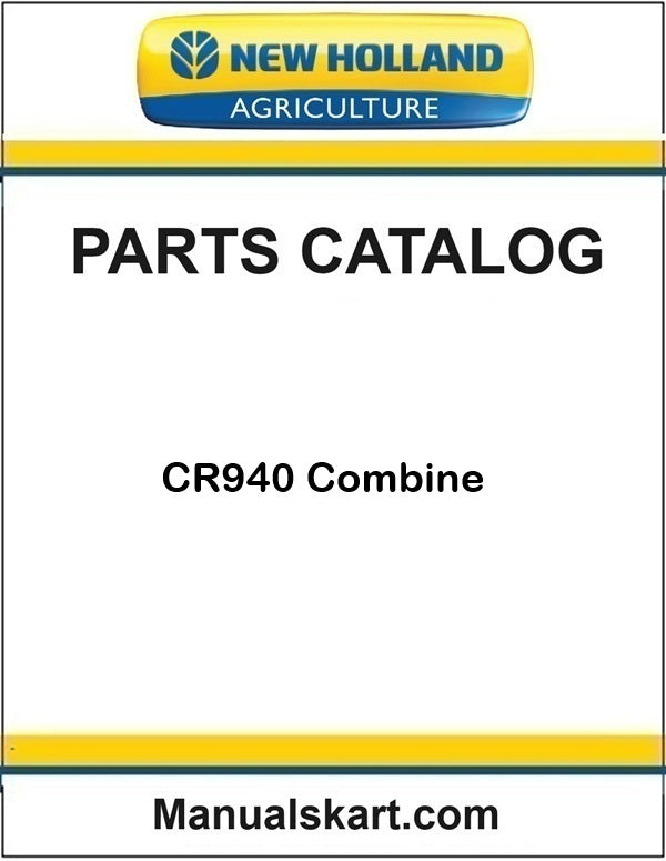 New Holland CR940 Combine Pdf Parts Catalog Manual