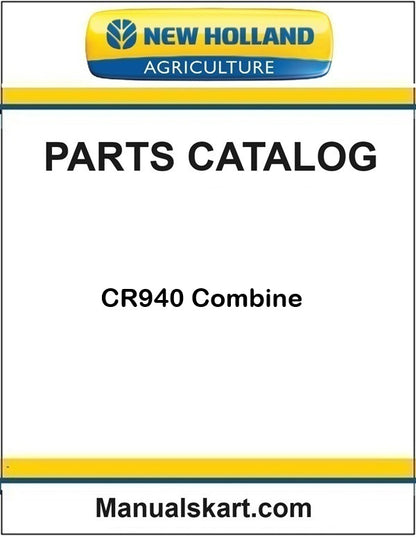 New Holland CR940 Combine Pdf Parts Catalog Manual