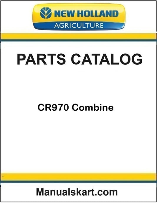 New Holland CR970 Combine Pdf Parts Catalog Manual