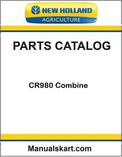 New Holland CR980 Combine Pdf Parts Catalog Manual