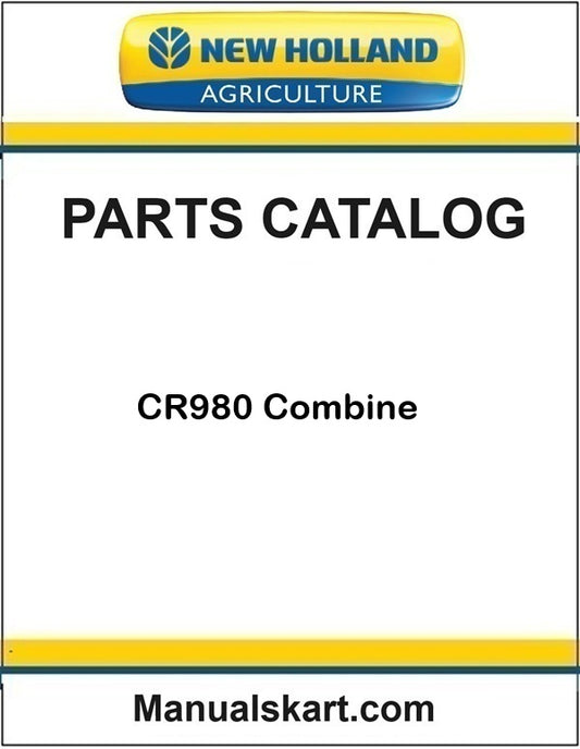 New Holland CR980 Combine Pdf Parts Catalog Manual