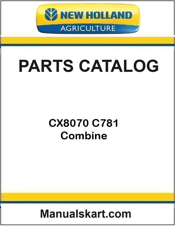 New Holland CX8070 C781 Combine Pdf Parts Catalog Manual