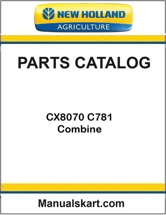 New Holland CX8070 C781 Combine Pdf Parts Catalog Manual