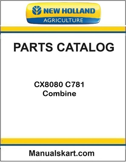 New Holland CX8080 C781 Combine Pdf Parts Catalog Manual