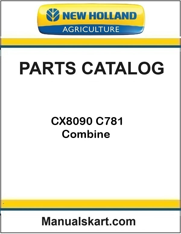 New Holland CX8090 C781 Combine Pdf Parts Catalog Manual