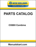 New Holland CX880 Combine Pdf Parts Catalog Manual (BASE UNIT)