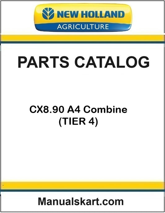 New Holland CX8.90 A4 Combine Pdf Parts Catalog Manual (TIER 4)
