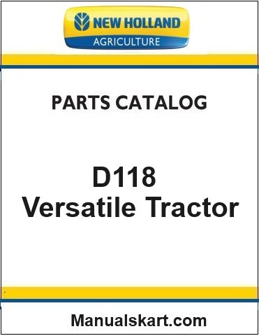 New Holland D118 Versatile 4WD Tractor Pdf Parts Catalog Manual