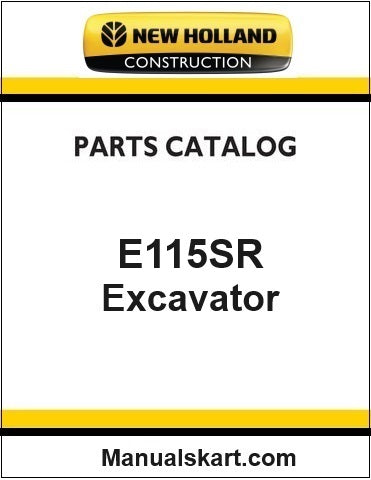 New Holland E115SR Crawler Excavator Pdf Parts Catalog Manual