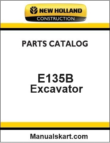 New Holland E135B Crawler Excavator Pdf Parts Manual