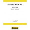 New Holland E145C Evo Crawler Excavator Pdf Repair Service Manual (P. Nb. 48024947A)
