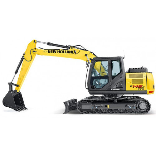 New Holland E145C Evo Crawler Excavator Pdf Repair Service Manual (P. Nb. 48024947A)