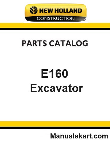 New Holland E160 Crawler Excavator Pdf Parts Catalog Manual Download