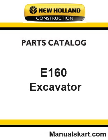 New Holland E160 Crawler Excavator Pdf Parts Catalog Manual