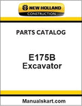 New Holland E175B Crawler Excavator Pdf Parts Catalog Manual Download (Tier 3)