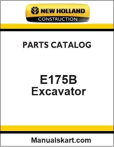 New Holland E175B Crawler Excavator Pdf Parts Manual