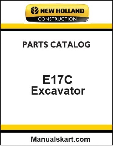 New Holland E17C Mini Crawler Excavator Pdf Parts Manual