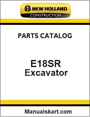 New Holland E18SR Hydraulic Excavator Pdf Parts Catalog Manual Download