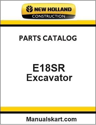 New Holland E18SR Hydraulic Excavator Pdf Parts Manual
