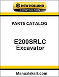 New Holland E200SRLC Crawler Excavator Pdf Parts Catalog Manual Download