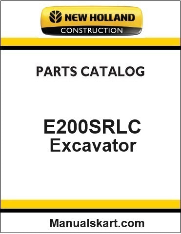 New Holland E200SRLC Crawler Excavator Pdf Parts Catalog Manual Download