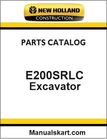 New Holland E200SRLC Crawler Excavator Pdf Parts Manual