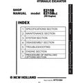 New Holland E215B E215BLC Hydraulic Excavator Pdf Repair Service Manual (p. Nb. 87731204) (Hs Engine)