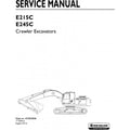 New Holland E215C E245C Crawler Excavator Pdf Repair Service Manual (P. Nb. 47399290A)