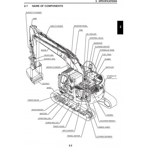 New Holland E230C SR Crawler Excavator Pdf Repair Service Manual (P. Nb. 47426609A)