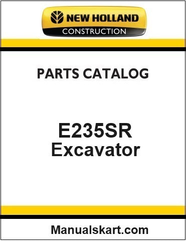 New Holland E235SR Crawler Excavator Pdf Parts Manual