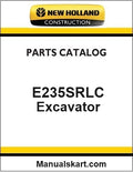 New Holland E235SRLC Crawler Excavator Pdf Parts Catalog Manual Download