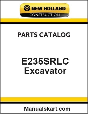 New Holland E235SRLC Crawler Excavator Pdf Parts Catalog Manual Download