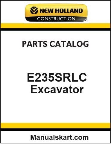 New Holland E235SRLC Crawler Excavator Pdf Parts Manual